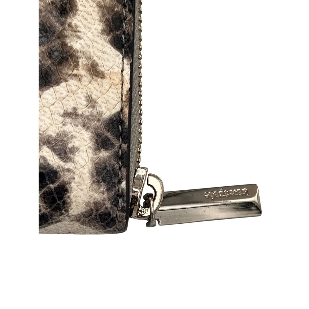 Kate Spade New York‎ Monet 3-compartment Purse White Snakeskin w/Python Wallet